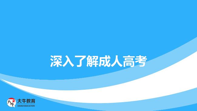 深入了解成人高考