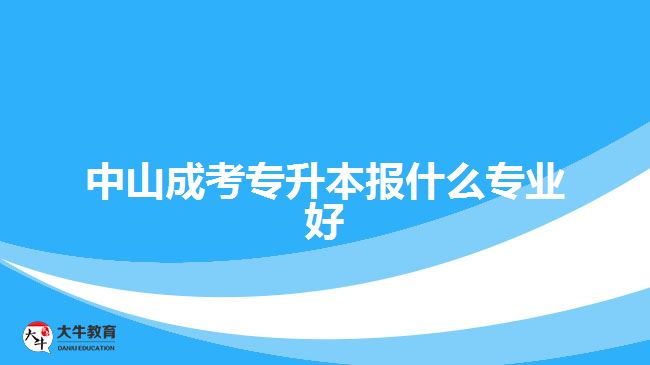 中山成考專升本報什么專業(yè)好