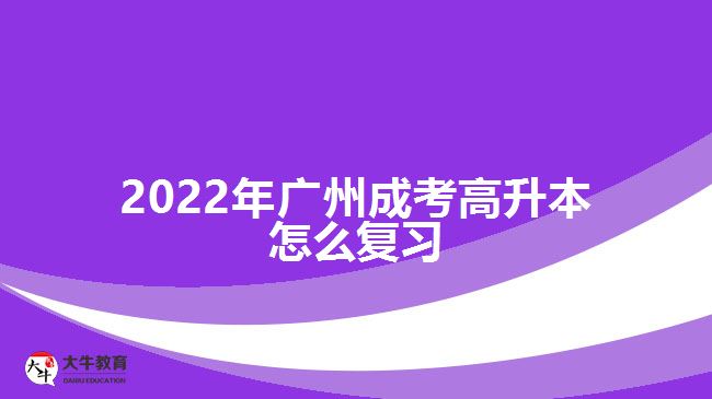 2022年廣州成考高升本怎么復(fù)習(xí)