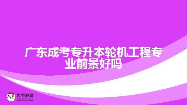 廣東成考專升本輪機(jī)工程專業(yè)前景好嗎