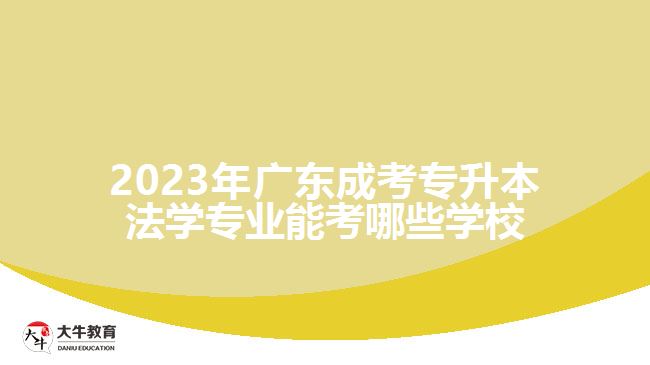 2023年廣東成考專(zhuān)升本法學(xué)專(zhuān)業(yè)能考哪些學(xué)校