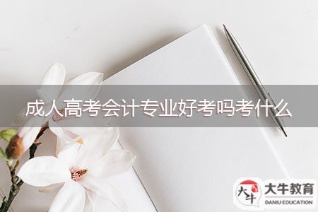 成人高考會(huì)計(jì)專業(yè)好考嗎考什么