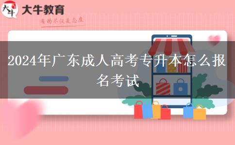 2024年廣東成人高考專升本怎么報(bào)名考試