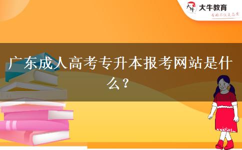 廣東成人高考專升本報(bào)考網(wǎng)站是什么？