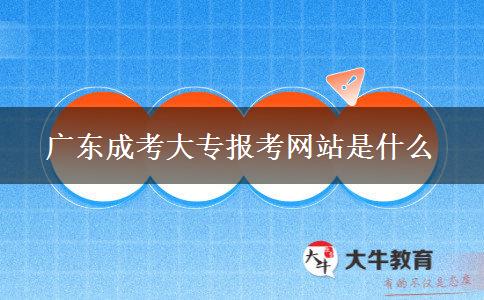 廣東成考大專報(bào)考網(wǎng)站是什么